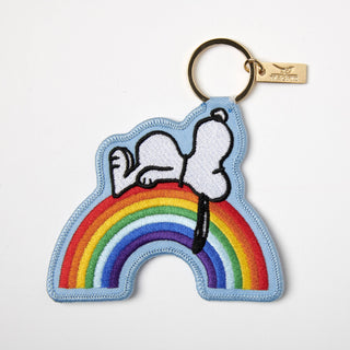 Key Charm - Snoopy Rainbow