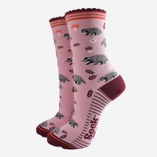 Bambussokker Grevling Rosa Str. 36-40