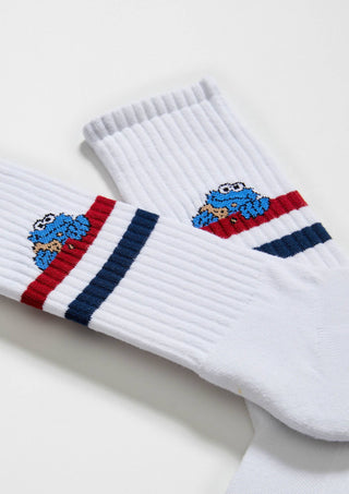 Cookie Monster Street - Sokker i Økologisk Bomull 36-40
