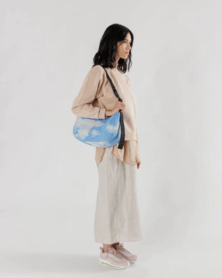 BAGGU Medium Crescent Bag - Clouds