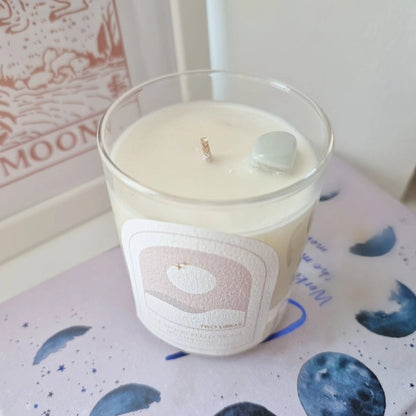 Full Moon Crystal Intention Candle