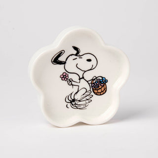 Snoopy Blomsterformet Skål - Floral Dance