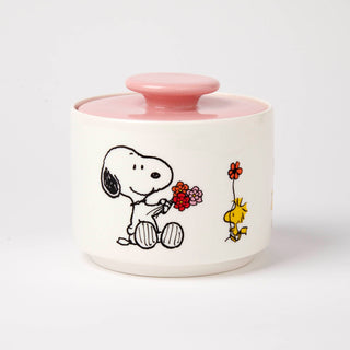 Peanuts Candy Jar - Love is in Bloom