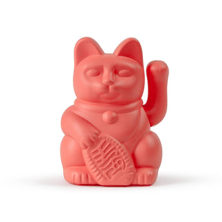Lucky Cat Mini Dekorasjon - Neon Orange