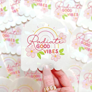 Radiate Good Vibes Suncatcher - Regnbue Vindusdekal
