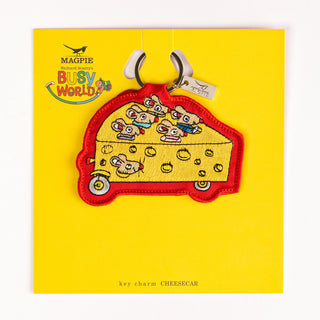 Busy Town - CHEESECAR Key Charm