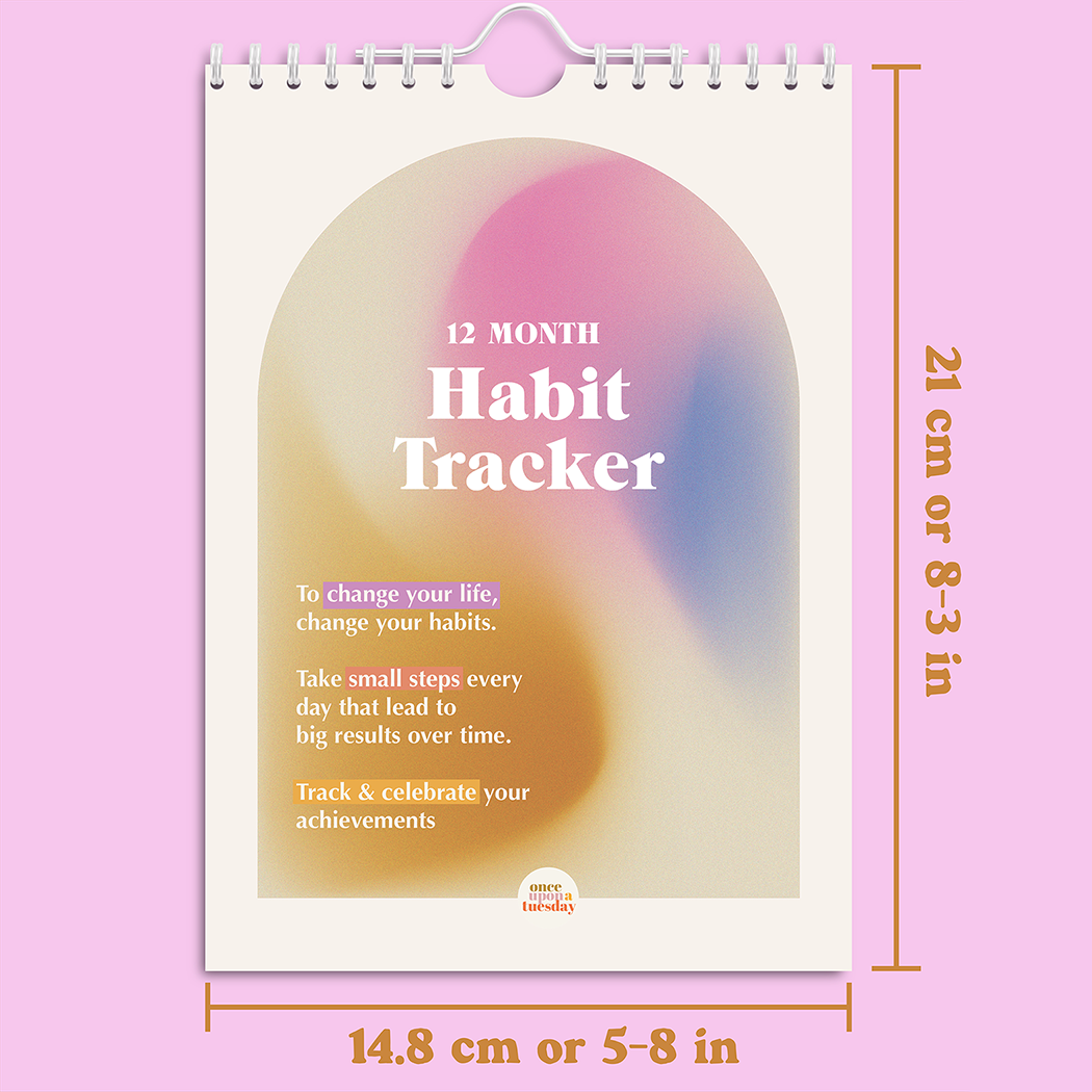 Daily Habit Tracker - 12 Month Goal Planner