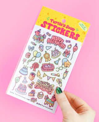 Birthday Stuff - Klistremerker