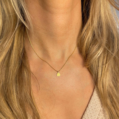 Golden Clover Necklace - Waterproof