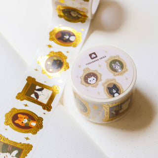 30mm Washi Tape (Gold) - Grand Meowster Gallery