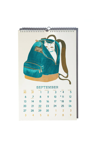 2026 Risografi Premium Kalender – Butterfly Days (Bromstad Printing Co.)