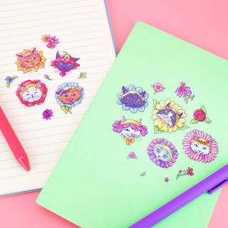 Flower Kitties - Klistremerker
