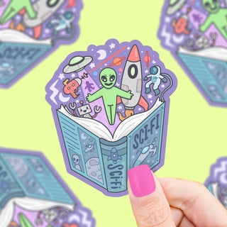 Sci-Fi  Book Club - Klistremerke