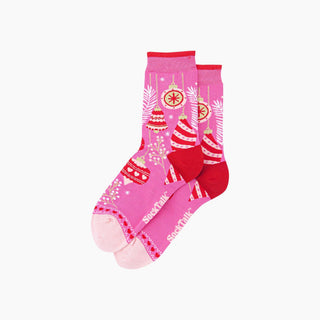 Bambussokker Julekuler Hot Pink Str. 36-40