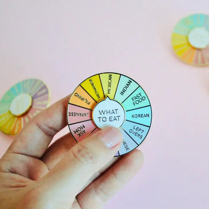 Spinning What To Eat Pins