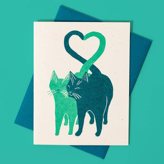 Love Cats - Risograf Kort