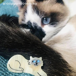 SIAMESE CAT Hårspenne