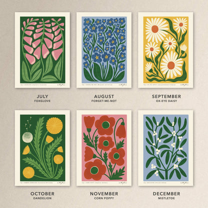 2025 Kalender - Illustrated Wild Flora