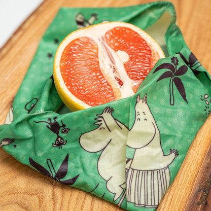 Mummitrollet - Beeswax Wrap "Tending the Earth" - Sett med 3 stk