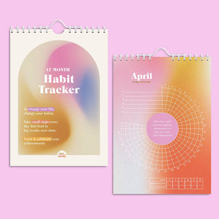 Daily Habit Tracker - 12 Month Goal Planner