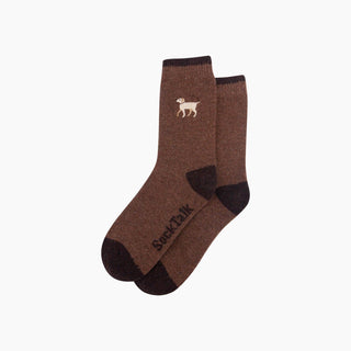 Ullsokker med Brodert Labrador Str. 36-40