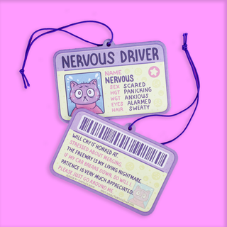 Nervous Driver luftfrisker til bil – Lavendel