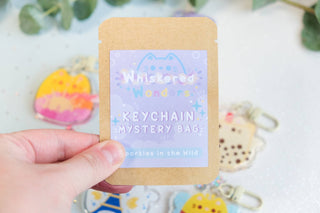 Kawaii Cat Keychain Mystery Bag - Purple Series - Whiskered Wonders Collection