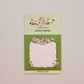 Sticky Notes- Jackalope's Garden (Green)