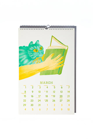 2026 Risografi Premium Kalender – Butterfly Days (Bromstad Printing Co.)