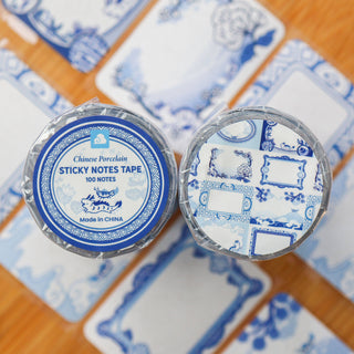 Rull med 100 Etiketter - Chinese Porcelain