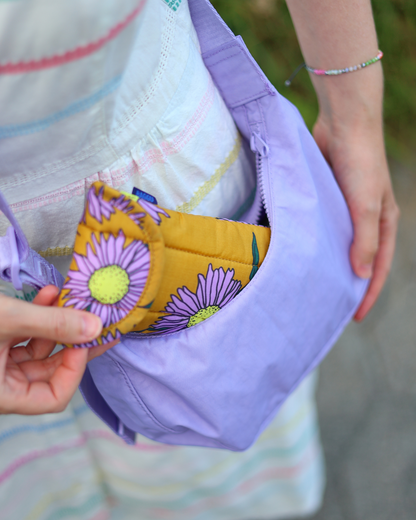 BAGGU Small Crescent Bag - Wisteria