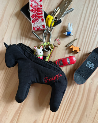 BAGGU Horse Charm - Black