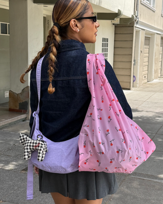 BAGGU Small Crescent Bag - Wisteria