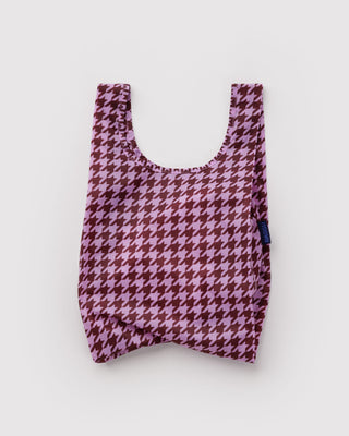 Baby BAGGU Handlenett - Pink Houndstooth