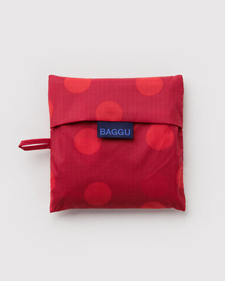 Big BAGGU Handlenett - Red Polka Dot