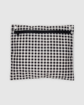 BAGGU Cloud Carry-On Bag - Black & White Gingham