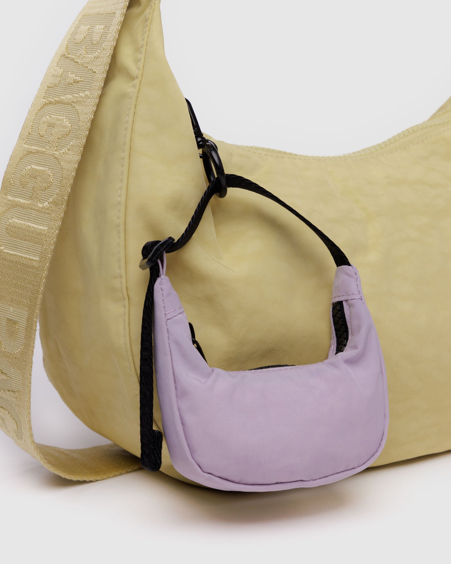 BAGGU Crescent Bag Charm - Dusty Pink