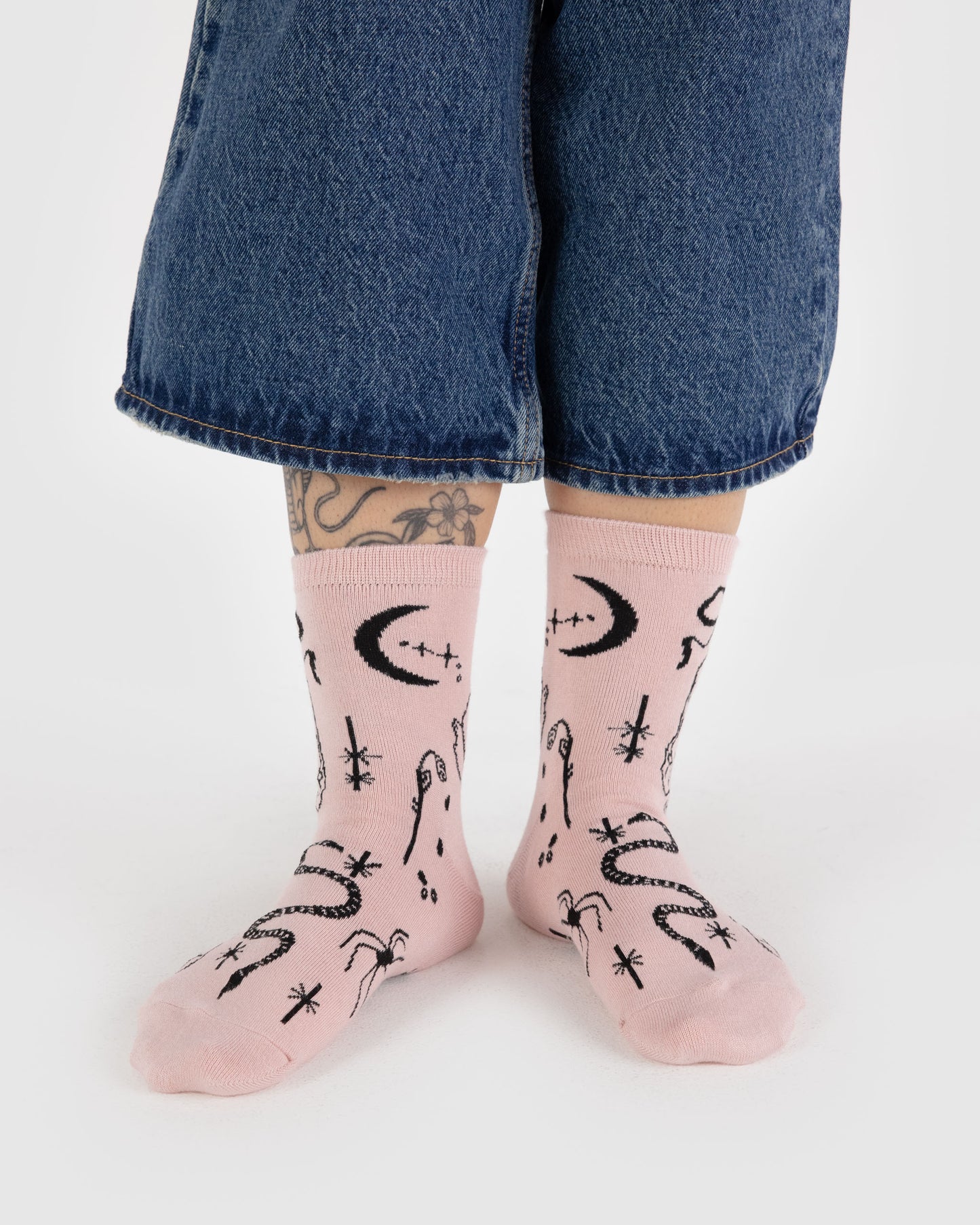 BAGGU Crew Sock - Ballet Icons