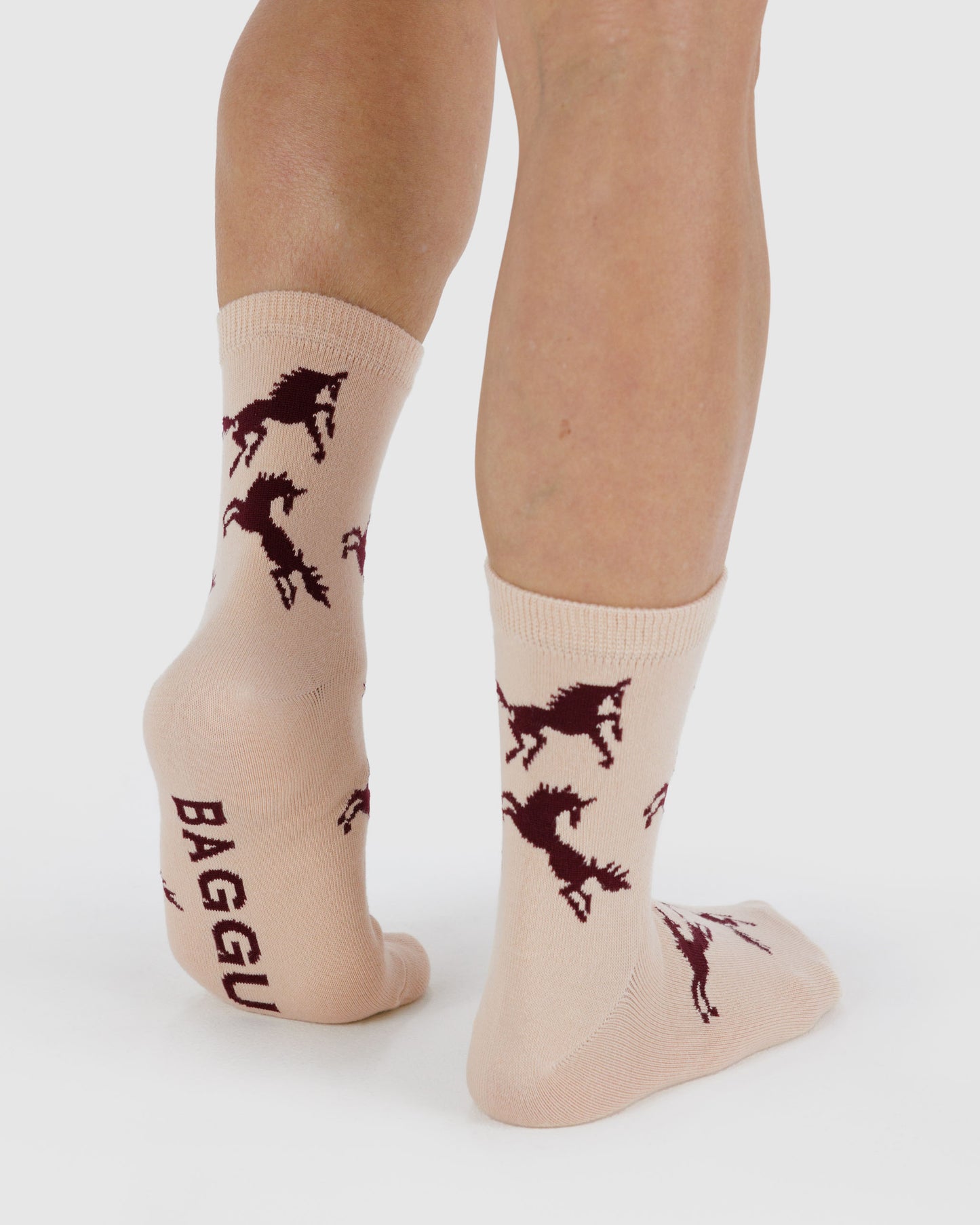 BAGGU Crew Sock - Horses