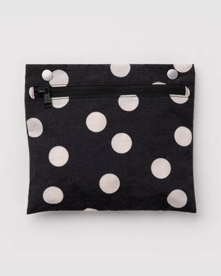 BAGGU Everyday Cloud Bag -  Black and Cream Polka Dot