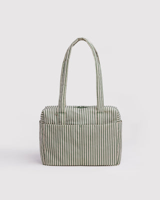 BAGGU Everyday Cloud Bag - Sage Stripe