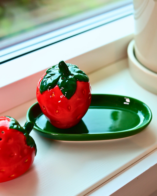 Jordbær Salt- og Pepperbøsser
