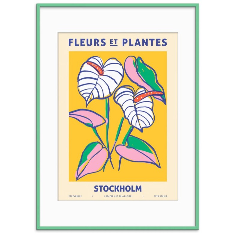 Fleurs et Plantes Stockholm - Innrammet