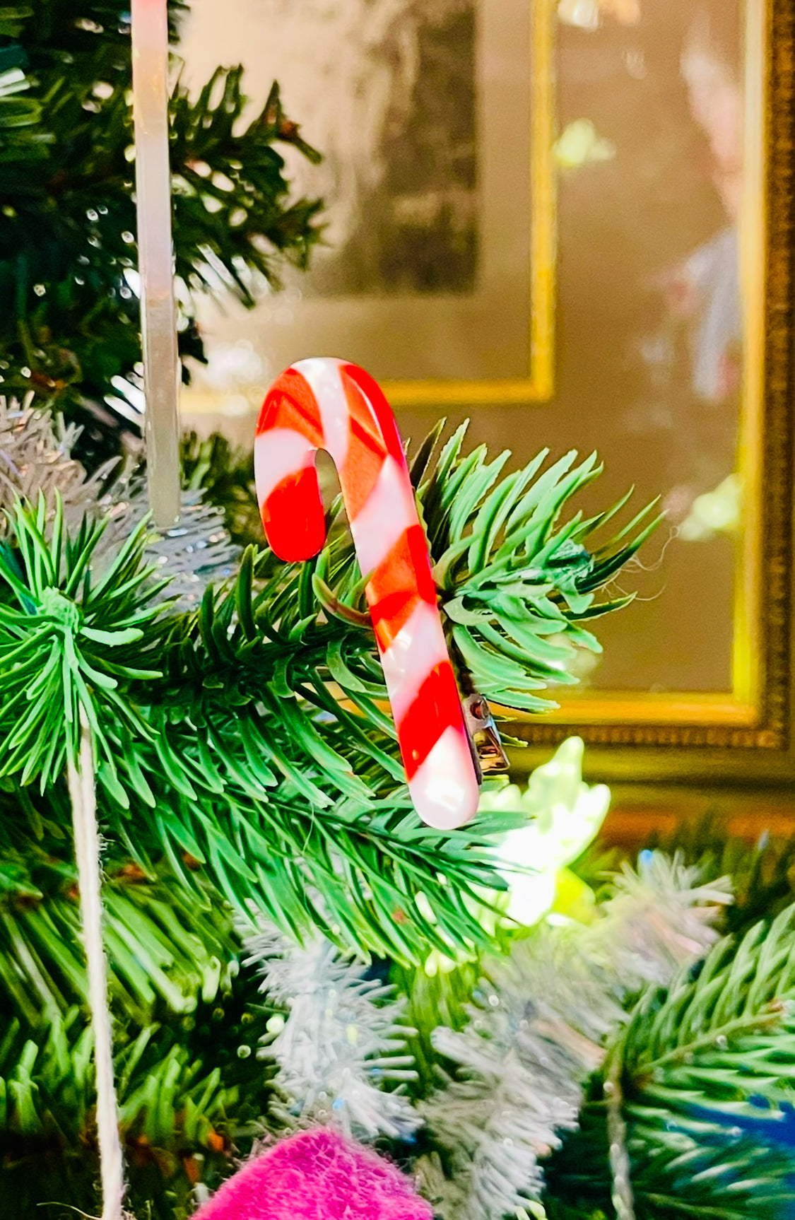 CANDY CANE Hårspenne