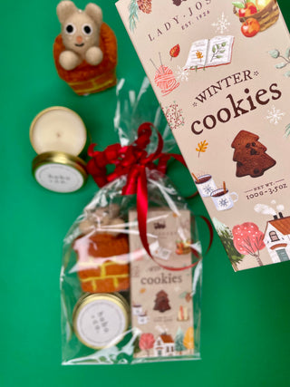 Julegave - Kjeks, Duftlys og Julepynt