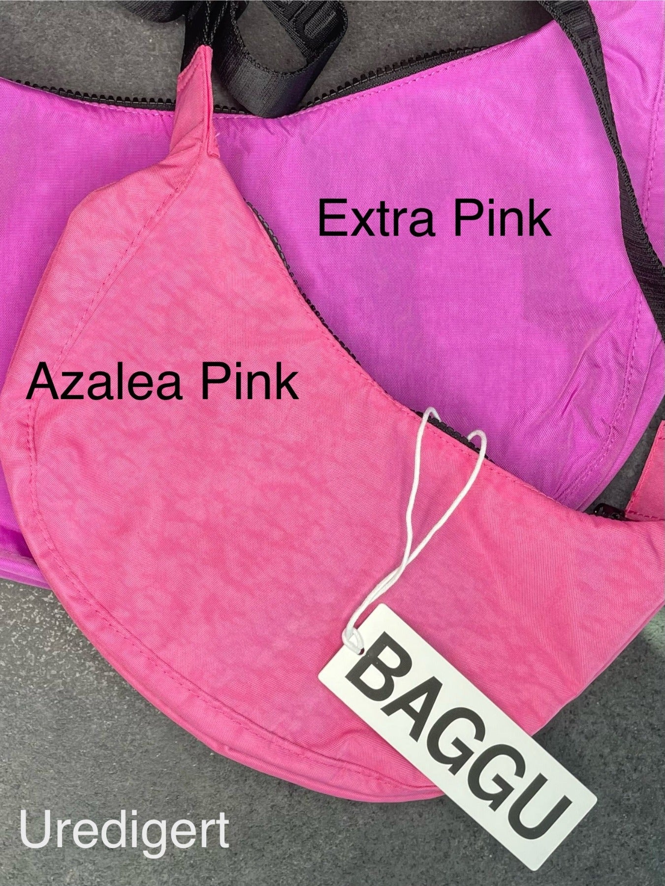 BAGGU Small Crescent Bag - Azalea Pink