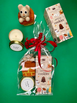 Julegave - Kjeks, Duftlys og Julepynt
