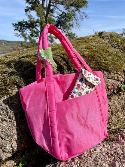 BAGGU Mini Cloud Bag - Azalea Pink