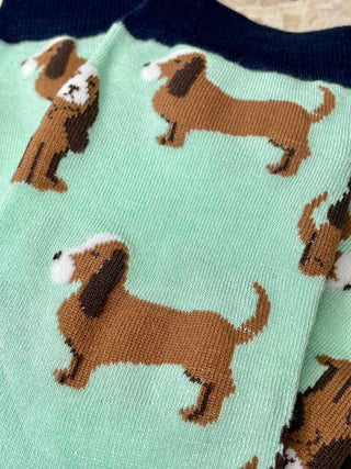 Bambussokker Basset Mint Str. 39-42