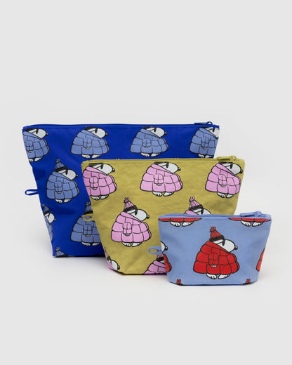 BAGGU Go Pouch Set - Puffer Snoopy